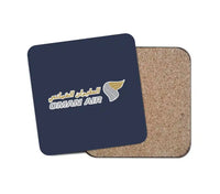 Thumbnail for Oman Airlines design on navy blue 1 piece coaster