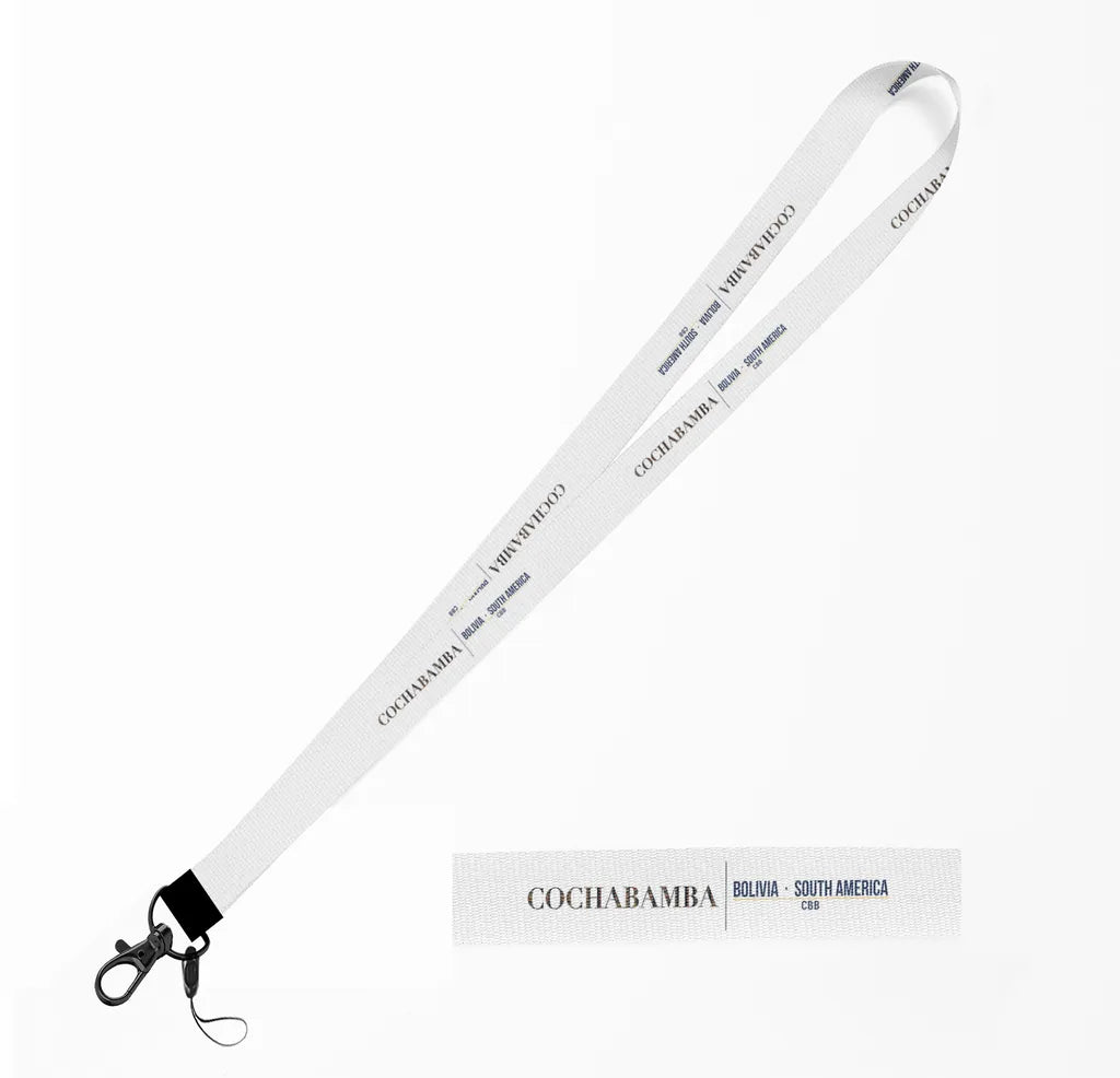 Cochabamba City Series lanyard - white