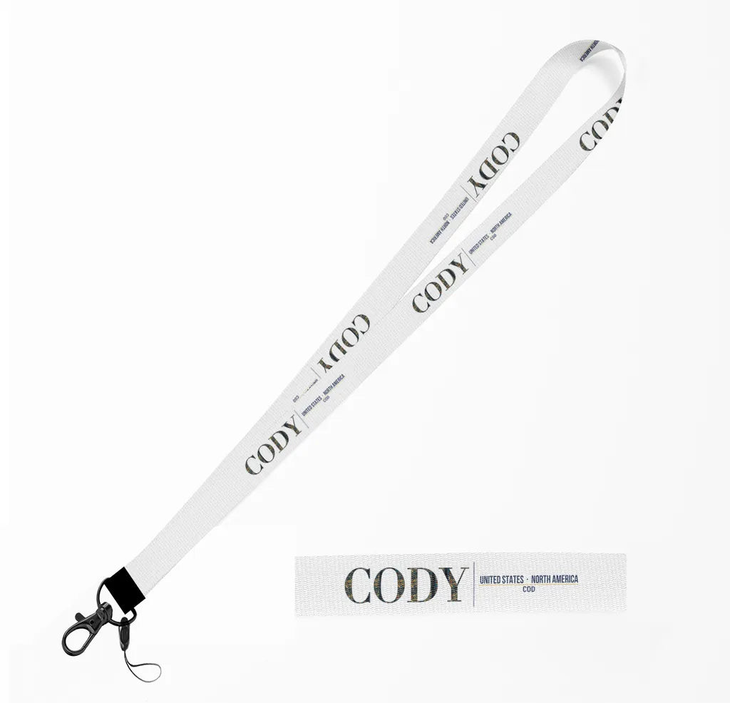 Cody City Series lanyard - white