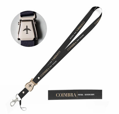 Coimbra City Series seat belt lanyard - black