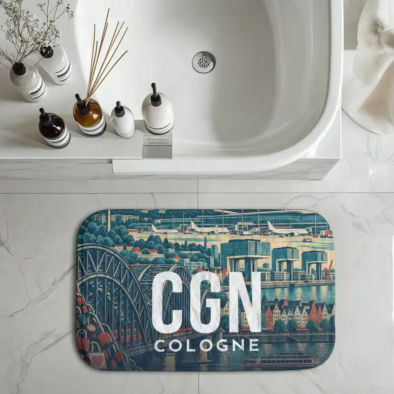 Cologne Bonn Airport (CGN) bath mat