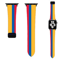 Thumbnail for Colombia Flag Designed Soft Silicone Apple Watch Bands