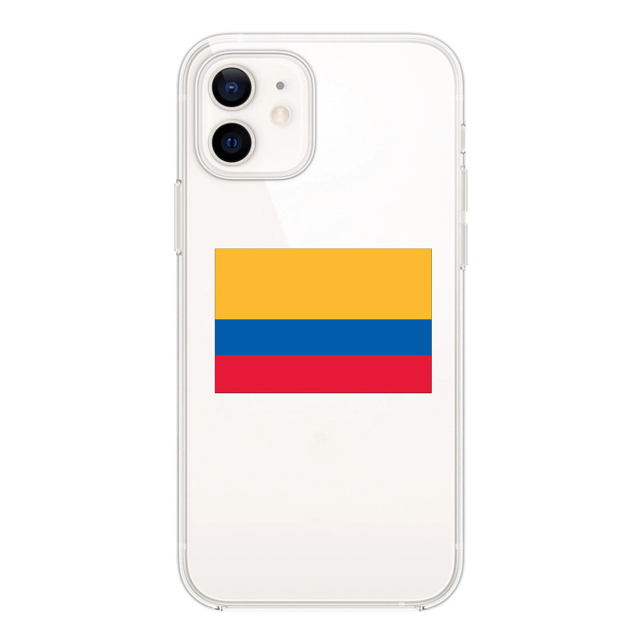 Colombia Designed Transparent Silicone iPhone Cases