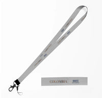 Thumbnail for Colombia Country Series lanyard - light gray