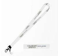 Thumbnail for Colorado Springs City Series lanyard - white