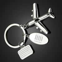 Thumbnail for Colourful Cabin Crew Designed Suitcase Airplane Key Chains