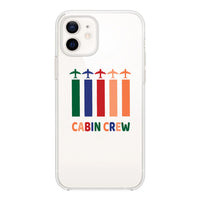 Thumbnail for Colourful Cabin Crew Designed Transparent Silicone iPhone Cases