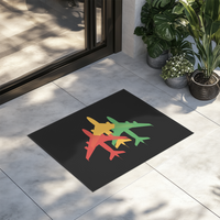 Thumbnail for Colourful 3 Airplanes Designed Door Mats