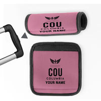 Thumbnail for Columbia Regional Airport (COU) Luggage Handle Covers - Pink + Name