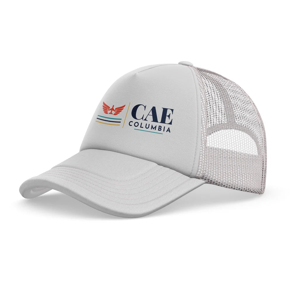 Columbia Metropolitan Airport (CAE) trucker cap - white