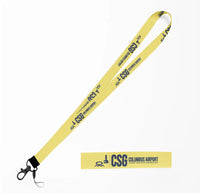 Thumbnail for Columbus Airport (CSG) lanyard - yellow