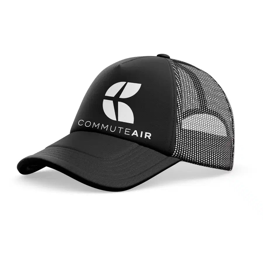 CommuteAir trucker cap - full black