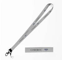 Thumbnail for Comoros Country Series lanyard - light gray