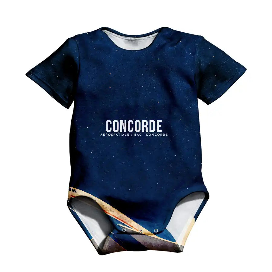 Concorde 3D All-Over Print Clothing - Baby Bodysuit - 3D