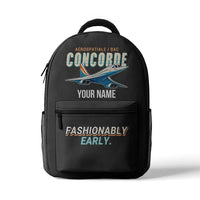 Thumbnail for Concorde - 3D Backpack - Cartoon + Name - Gray