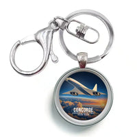 Thumbnail for Concorde - 3D + Name - Circle Key Chain - Full Print