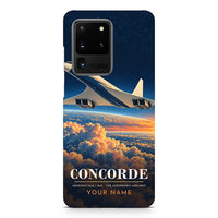 Thumbnail for Concorde - 3D + Name - Samsung Case - Black