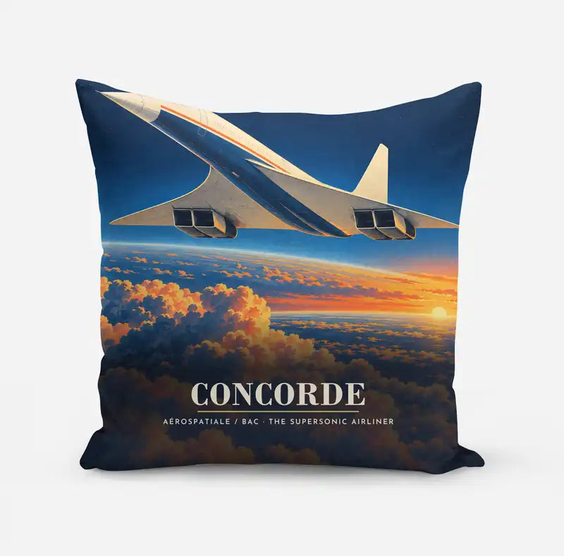 Concorde - 3D - Pillow - Full Print