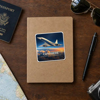 Thumbnail for Concorde - 3D - Square Sticker - Notebook