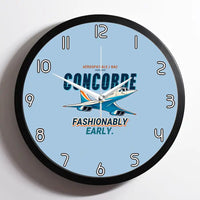 Thumbnail for Concorde - Cartoon - Framed - Light Blue
