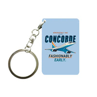 Thumbnail for Concorde - Cartoon - Key Chain - Light Blue