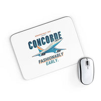 Thumbnail for Concorde - Cartoon - Mouse Pad - White