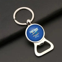 Thumbnail for Concorde - Cartoon + Name - Bottle Opener Key Chain - Blue