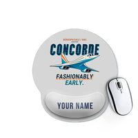 Thumbnail for Concorde - Cartoon + Name - Ergonomic Mouse Pad - Light Gray