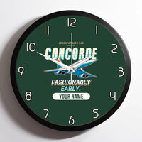 Thumbnail for Concorde - Cartoon + Name - Framed - Dark Green