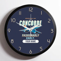 Thumbnail for Concorde - Cartoon + Name - Framed - Navy Blue