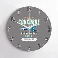 Thumbnail for Concorde - Cartoon + Name - No Frame - Gray