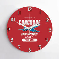 Thumbnail for Concorde - Cartoon + Name - No Frame - Red