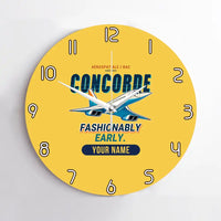 Thumbnail for Concorde - Cartoon + Name - No Frame - Yellow