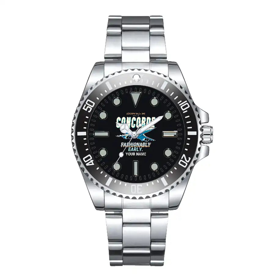 Concorde - Cartoon + Name - Premium Diver - Black