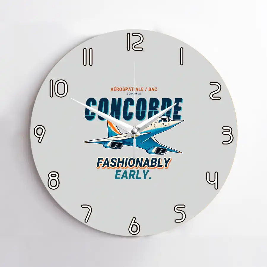 Concorde - Cartoon - No Frame - Light Gray