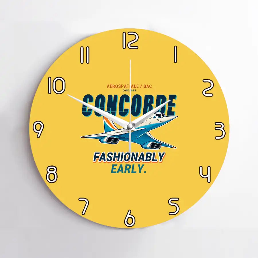 Concorde - Cartoon - No Frame - Yellow