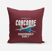 Thumbnail for Concorde - Cartoon - Pillow - Dark Red