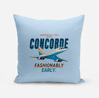 Thumbnail for Concorde - Cartoon - Pillow - Light Blue