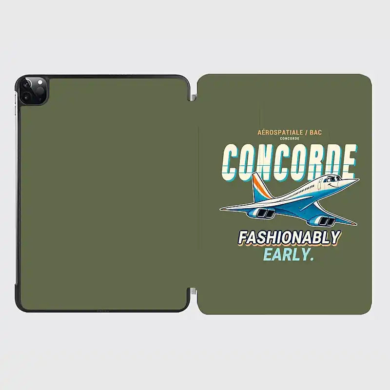 Concorde - Cartoon - iPad Case - Green Army