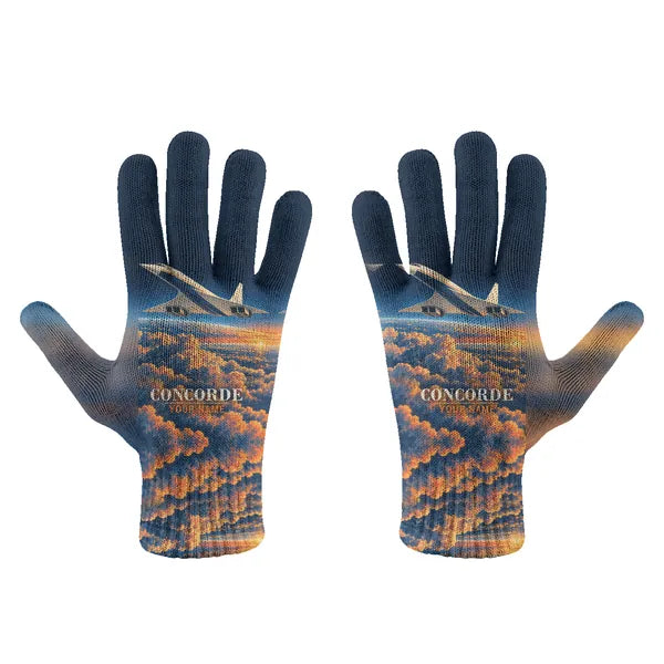 Concorde - Gloves - Full - 3D + Name - Full Print
