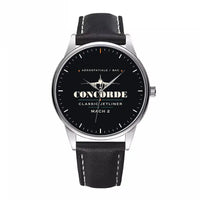 Thumbnail for Concorde - Heritage - Leather Strap - Black Leather Strap