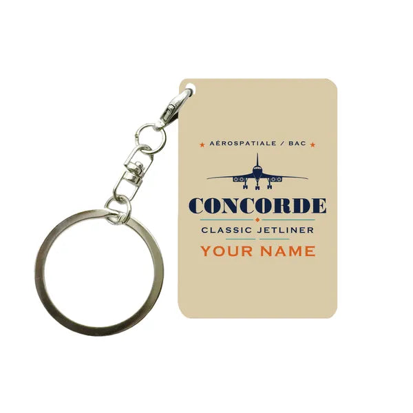 Concorde - Heritage + Name - Key Chain - Beige