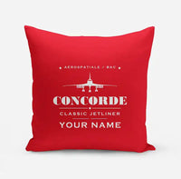 Thumbnail for Concorde - Heritage + Name - Pillow - Red