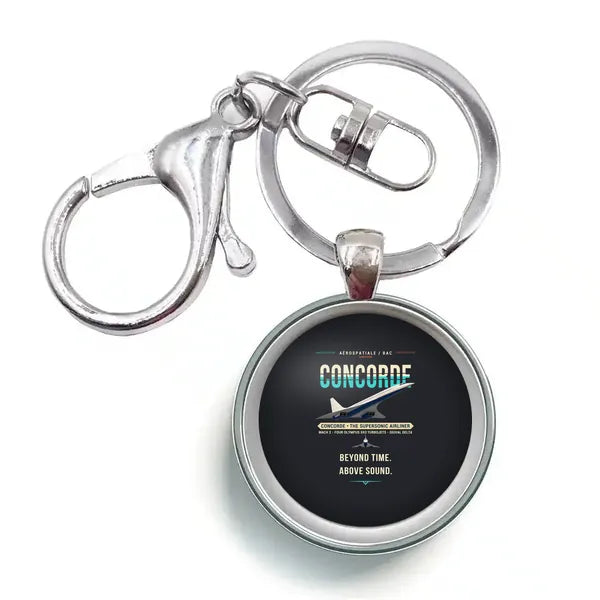 Concorde - Original - Circle Key Chain - Black