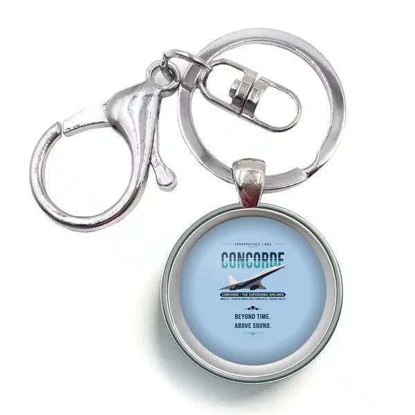 Concorde - Original - Circle Key Chain - Light Blue