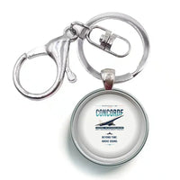 Thumbnail for Concorde - Original - Circle Key Chain - White