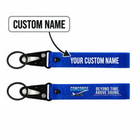 Thumbnail for Concorde Hawk-Shaped Key Chains - Blue - Original - Personalized