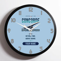 Thumbnail for Concorde - Original + Name - Framed - Light Blue