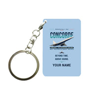 Thumbnail for Concorde - Original + Name - Key Chain - Light Blue