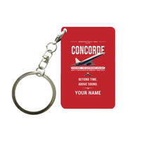 Thumbnail for Concorde - Original + Name - Key Chain - Red
